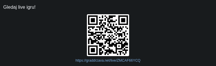 QR kod za publiku