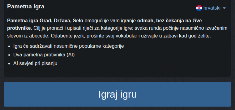 Početak pametne igre