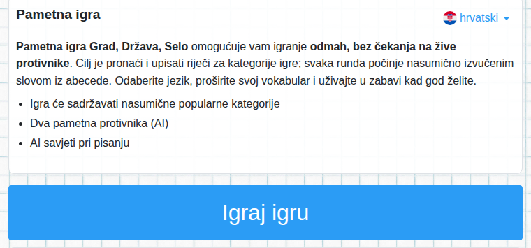 Početak pametne igre